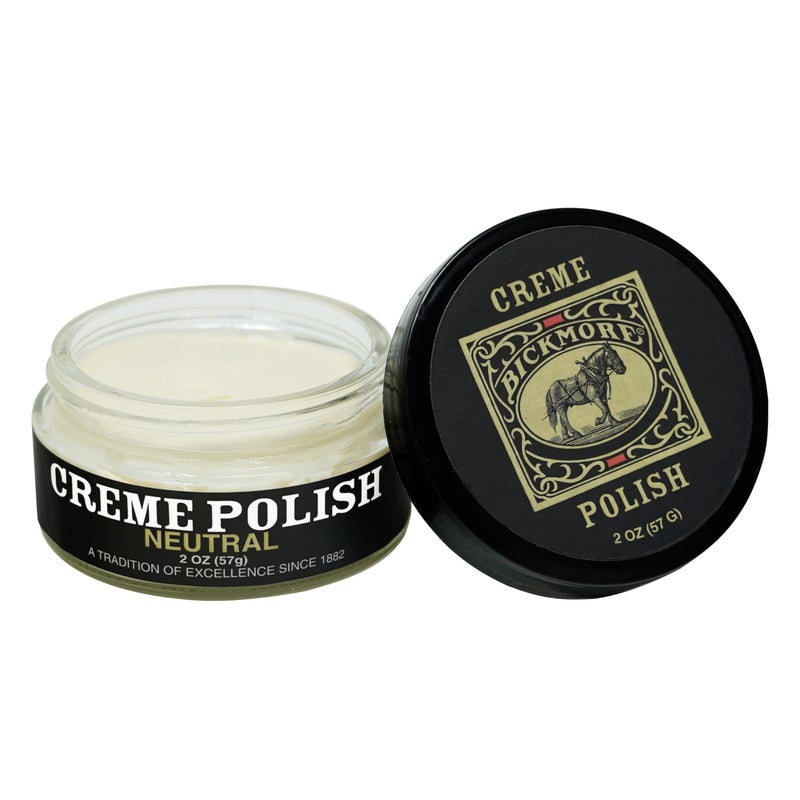 Bickmore Cream Shoe Polish -Neutral Leather Shoe Care, Nourishing Formula, Fills Scratches, High-Gloss Shine, Long-Lasting, Made in USA - Image 1